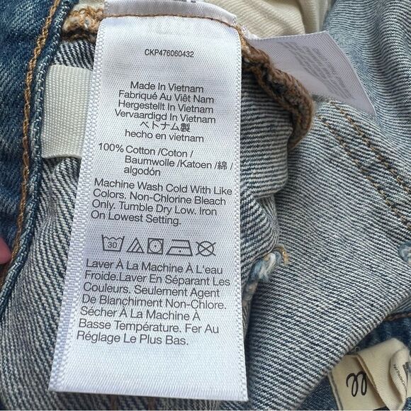 Madewell Women's Straight Leg Jeans - Blue - Picture 14 of 15